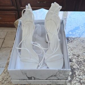 Elegant White Women's Heels